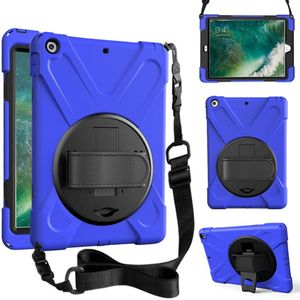 Tablet Cases For iPad Mini With Degree Rotation Kickstand And Pencil Holder Design Shockproof Anti Fall Protective Cover Shoulder Hand Strap