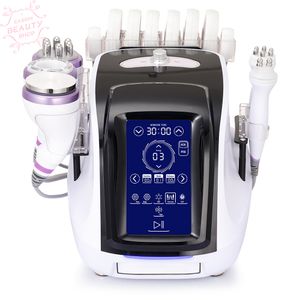 Ny design Ultrasonic 6 i 1 40K Cavitation RF LED Laser Body Slimming Facial Spa Machine