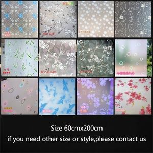 sale Colorful Decorative window film self adhestive vinyl stained glass stickers for Christmas 60x200cm Y200416