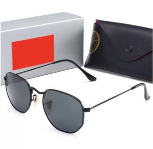 2022 Nuevas gafas de sol polarizadas clásicas Diseñador de mujeres Aleación de lujo Metal Metal Polaroid HD Lente de vidrio templado Gafas retro Gafas UV400