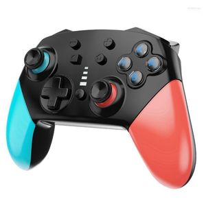 Controlador sem fio para o Switch e PC Joystick Remote Control com eixo de giroscópio vibratório duplo ajustável Phil22