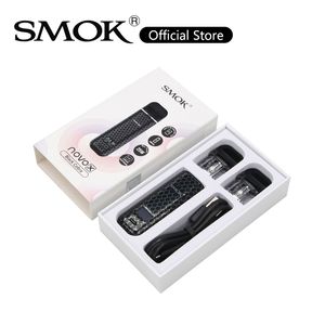 Smok Novo X Pod Kit 25W Vape System Built-in 800mAh Battery 2ml Cartridge with 0.8ohm Mesh Coil 100% Authentic