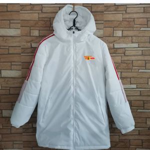 22-23 FC Union Berlin Men's Down Winter leisure sport Jacket Long Sleeve Clothing Fashion Coat Outerwear Puffer Parkas Team emblems customized