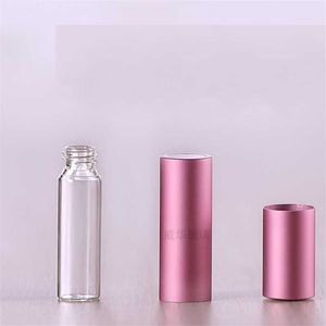 Aluminiumsprut tom kosmetisk injektionsflaska Parfym Atomizer Travel 5 Bottle Aluminium Perfym Order för att undvika storleksproblemet