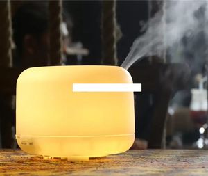 Quality Ultrasonic 500ml Warm White Lights Aroma Diffuser Perfume Humidifier Air Purifiers Atomizer with Timer for Home Office