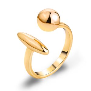 18K Gold Band Ring Fashion Jewelry Men Womens Rings