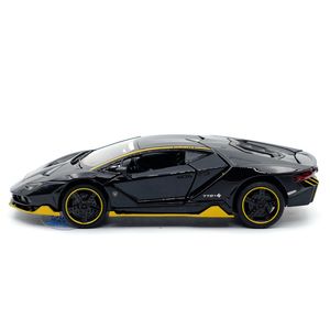 Mini LP770-4 Zurückziehen Legierung Sportwagen Modell Diecast Spielzeug Türen Zu Öffnende Sound Licht Super Racing Für Kinder