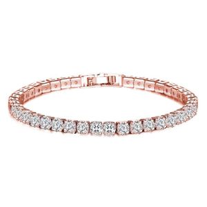 Swarovski Bracelets achat en gros de Une rangée trois rangées pleines de bracelets de zircon diamant cristal de swarovskis fashion dames bracelet gifts de Noël Bangle302s