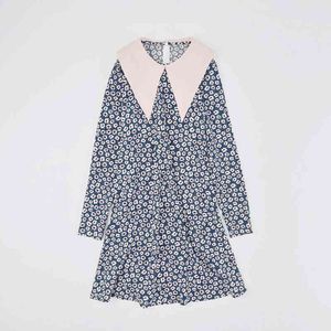 Joyccin New Collection Mon and Me Floral Print Lengeve Dress（721039）