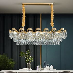 Soggiorno di lusso Lampadario moderno Illuminazione a LED Lampade decorative per sala da pranzo Isola cucina Decorazione domestica