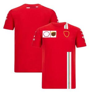 Herren T-Shirts F1 T-Shirt Formel 1 Team Uniform Kurzarm Renntrennssey Sommer Schnell trockener Freizeitfans T-Shirts Frauen Mode runden Kragen T-Shirt 1y50