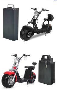 Batteria ricaricabile Citycoco Batteria elettrica per bici da bicicletta Batteria agli ioni di litio 60V 20Ah 30Ah Batteria al litio Ebike Personalizzata