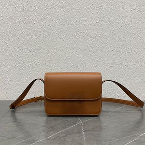 Hochwertige Damen-Umhängetaschen, Lederschnalle, Klapptaschen, Türbox, kleine Damen-Umhängetasche, reine Farbe, urbane, einfache Mode-Handtasche