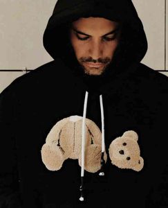 2021 Angels Mens Womens Designers Hoodies Sweatshirts Fashion Sweater Leng Sleeve Bear Phoodie ClothingSeatersヒップホップパームパームパーム