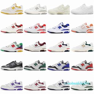 Yeni 550 Sıradan Ayakkabı Erkek Kadın Trainer Spor Sneaker Terlik Beyaz Yeşil Gri Krem Siyah Unc Burgundy Erkek Kadın Eğitmenler Sneakers Balence Balence Ballans Balances