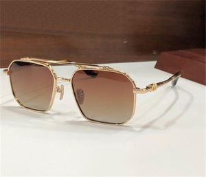 New fashion design retro men sunglasses 8095 exquisite square metal frame popular and versatile style UV400 protection glasses top quality