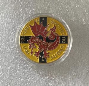 5pcs/lote Gifts France Bretagne Crown Au paga ou Dregor Gold Bated Collectible Euro Coin.CX