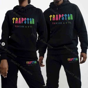 Men Hoodie Trapstar Designer 1-to-1 Pullover Pullover وسترة الزوجين للسيدات