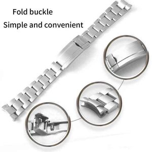 7a+new Watchband 20mm Band Strap 316L Stainless Steel Bracelet Curved End Sier Watch Accessories Man Watchstrap for Submariner