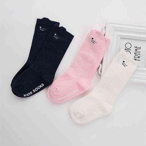 Großhandel Baumwolle Kleinkind Neugeborene Baby Mädchen Kniehohe Strümpfe Strumpfhosen Prinzessin Cartoon Lange Socken Zubehör L220716