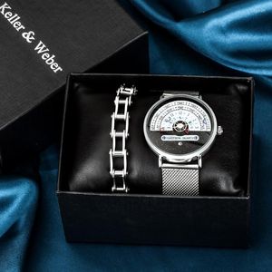 Principais relógios de pulso Original masculino para presente de relógio de relógio Creative Quartz Star Moon Dial Calendar Trend for Man 2022WristWatches Wristwatchesw