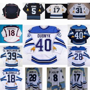 CeoThr Springfield Falcons 5 John Adams 17 Brady Greco 31 Karri Ramo 28 Glenn Fisher 18 Jonathan Marchessault Jonathan Marchessault Hockey Jersey