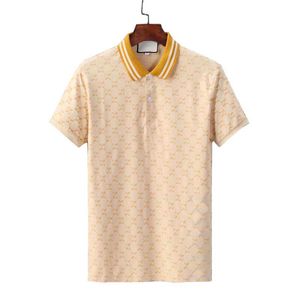 2023 Mens Designer Polos бренда вышивая одежда мужская ткань буква Polo футболка o воротника повседневная футболка