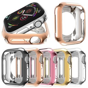 Wholesale apple watch screen cover 38mm for sale - Group buy 360 Slim Watch Cover for Apple Watch Case MM MM Soft Clear TPU Screen Protector for iWatch MM MM waterproof Shell3121