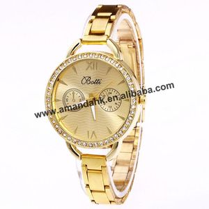 Zegarek zegarowy stop dhinestone cienki zegarek Kobiet Lady Wristwatch Dress Analog Quartz Watches Fashion