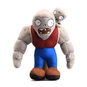 32cm Cartoon Plant VS Gargantuar Zombie Plush Toys PVZ Soft Stuffed Doll Gifts For Kids Children 220531