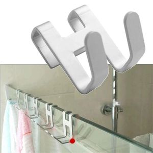 Крючки рельсы мини -космический алюминиевый металлический душ безумный дверной крючок без отверстия для полотенец вешалка для подвески для одежды для ванной
