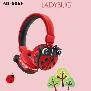 Cross Border Bluetooth Cartoon Cute Insect Pattern Ah-806f New Popular Wireless Headset