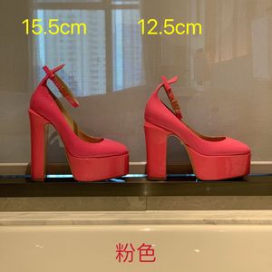 2022 Fashion Ladies Dress Shoes High Heels Utsökt Bekväma Tunna Rem Kvinnors Ultra High Heel Platform Sandaler 35-42