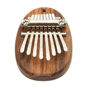 Mini Kalimba 8 tasti carino pollice pianoforte dito strumento musicale a tastiera
