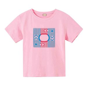 летние детские дизайнерские футболки детская модная одежда с короткими рукавами мужская футболка с круглым вырезом свободная буквенная печать топы для девочек хип-хоп футболки