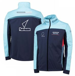2021 F1 Jacka Formel 1 Team Racing Suit Fans Casual Zip Up Jacket Anpassade billogo Jackor Fall Winter Work Clothes Men'249i