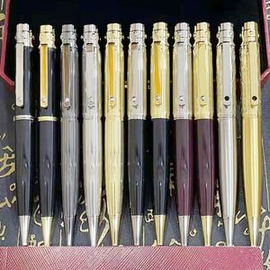 Giftpen 5A Highs Quality High End Business Signature Pennen Metal Refill Ballpoint Pen Luxe kantoorartikelen Klassieke geschenk met rode doos