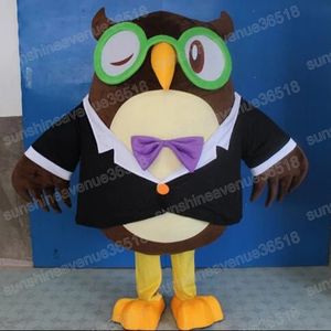 Halloween Owl Mascot Costume Cartoon Tema Personagem Carnaval Unissex Tamanho Tamanho da Festa de Aniversário de Natal