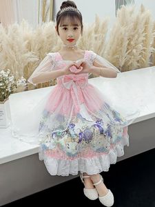 女の子のドレス初秋のオンラインセレブリティファッションロリータドレスかわいい弓