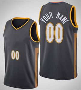 Tryckt Oklahoma Custom Diy Design Basket Jerseys Anpassning Team Uniforms Skriv ut Personliga Any Name Number Men Kvinnor Kids Ungdom Boys Black Jersey