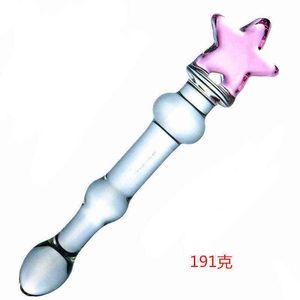 nxy dildos juguetes sexules con palos de vidrio productos para adationos y mujeres consolador cinco estrellas tapn anal 220111