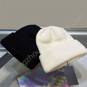 Knitted Beanie Hat with Pearl Letters Fashion Autumn Winter Warm Trend for Women Street Cap