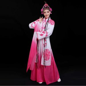 Stage Wear Woman mangas compridas Trajes de dança nacional Ópera de Pequim Chinesa Classical Hanfu Princess Dress antigo CosplayStage