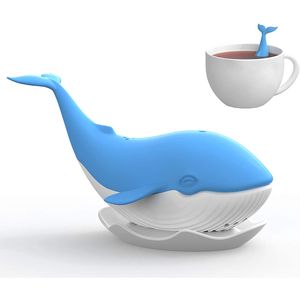 Whale Tea Infuser Lovely Shape Silicone Tea Leak Personality Office Home Furnishing Products