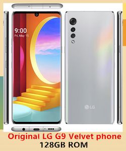 Orijinal LG G9 LM-G900TM 5G Kilidi açılmış akıllı telefon kadife cep telefonları 6GB RAM 128GB ROM 6.8 '' Yenilenmiş okta çekirdeği Andriod Cep Telefonu 1 adet