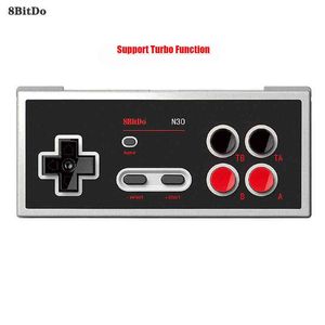 스위치 게임 지원을 위한 8BitDo N30 블루투스 호환 게임 패드 NES 클래식 에디션 컨트롤러 H220421용 터보 안드로이드 2.4G 게임 패드