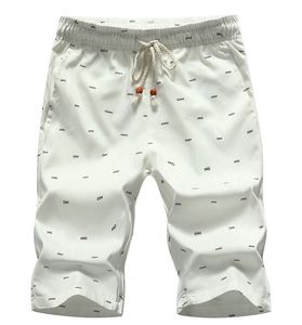 Shorts de verão homens joelhos de joelho respirável tamanho grande estilo praia novo estilo moda casual calças simples