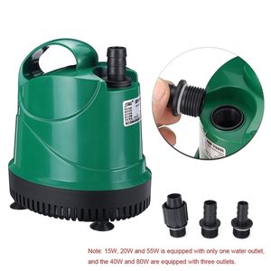 40W 55W 80W Filtro pompa acqua UltraQuiet Home Sommergibile Fish Pond rium Fountain Tank FOR Supply Y200917