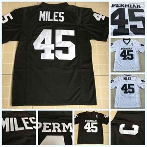 CeoC202 45 Boobie Miles Friday Night Lights Maglie da football americano con C Patch Maglia da liceo da uomo doppia cucitura Spedizione veloce