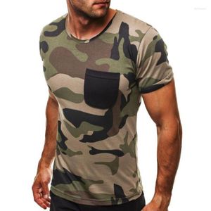 Męskie koszulki Polos Tee Fitness Mężczyźni Ubranie męskie T-shirt Summer Green Crop Top Męski Hipmen's Mild22